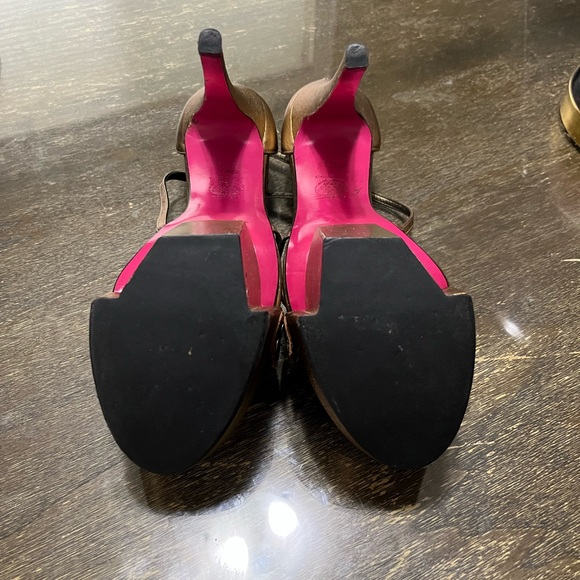 Gold Versace Platforms - Picture 3 of 5